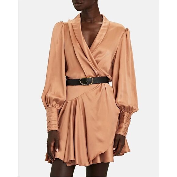 New Zimmermann wrap silk dress retail:$795+ #2 - Picture 3 of 7